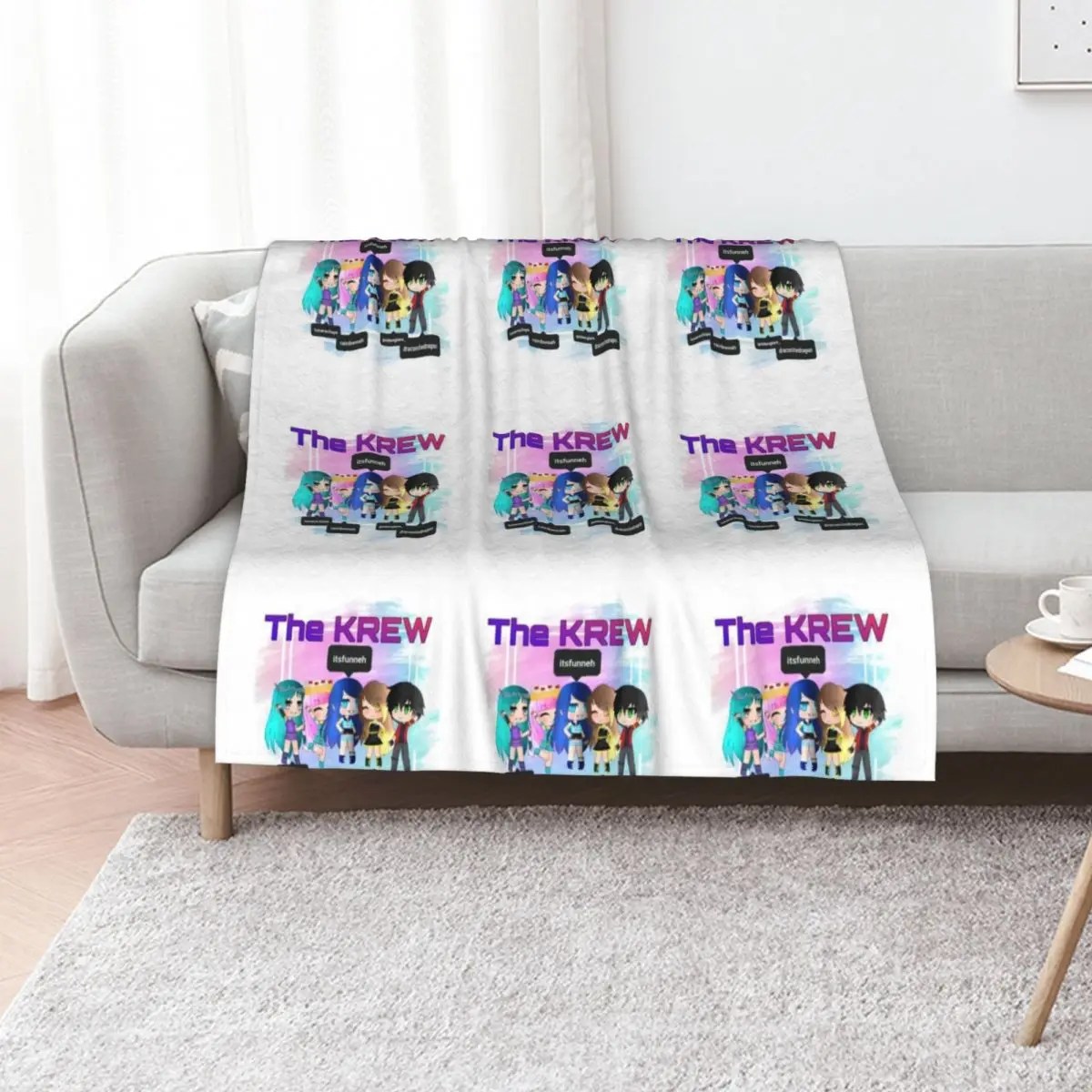 The krew Throw Blanket christmas gifts For Sofa Thin Plaid Flannel Fabric Soft Plaid Single Blankets
