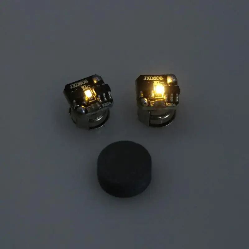 2Pcs LED Light Microwave Magnetic Control Switch Lighting Chip Animation Hand To Do Plus Light Model Toy Wireless Lamp