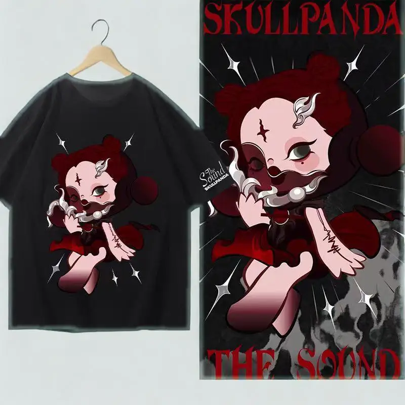 

Labu Cartoon Peripheral Plus Size T-shirt Short Sleeved Couple's New Cotton Versatile Casual Clothes