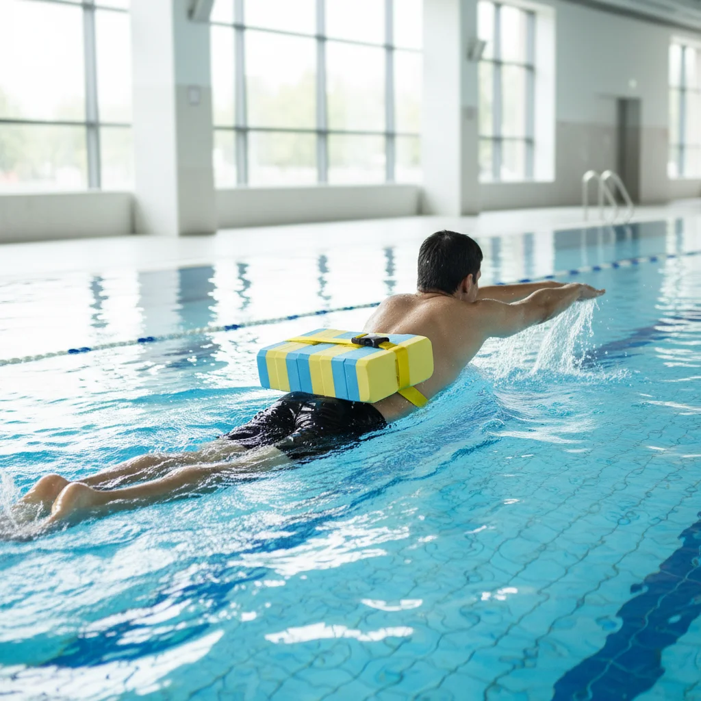 

EVA Swimming Float Board With Adjustable Belt For Training High-Density Durable Material