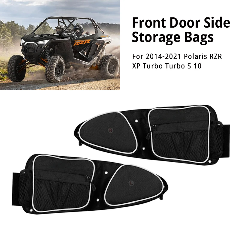 

Для Polaris RZR XP Turbo S 1000 S900 2014-2022 аксессуары UTV водонепроницаемые сумки для хранения боковой двери для бездорожья с наколенником