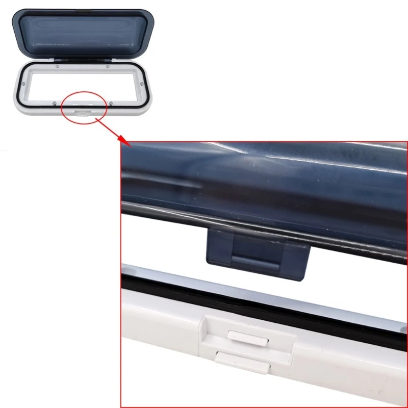 H3CE Anti Dust Watertight Enclosure Shield Case For Marine Stereo Systems Fits Dashboard Without Modifications 9 Inch Length
