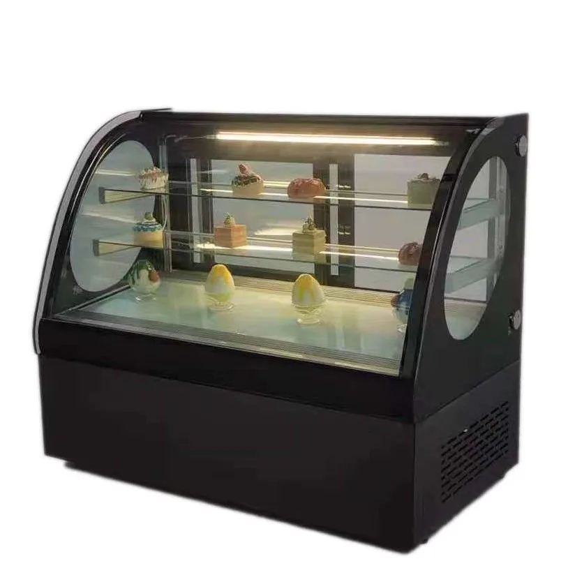 Cake refrigerator display freezer bakery cake display cabinet