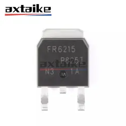 10PCS FR6215 IRFR6215 IRFR6215PBF IRFR6215TRPBF TO-252-2 DPAK SMD 13A 150V 110W P-Channel MOSFET Transistor