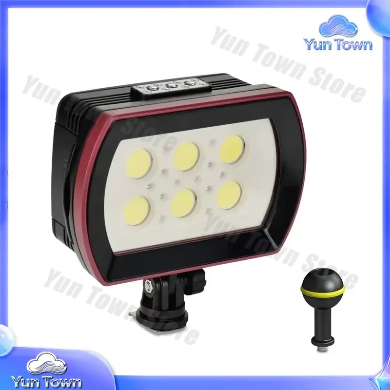 Seafrogs SL-22 Waterproof 40M LED Diving Flashlight Strobe 5000LM for Underwater Photography Accessories for GoPro DJI