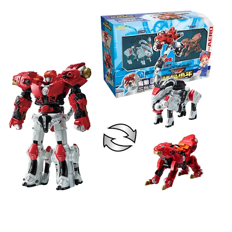 2 IN 1 METALIONS Transforming Animal to Robot Toys Korean TV Animation Deformation Lion/Sheep/Scorpion Toys for Child Gift