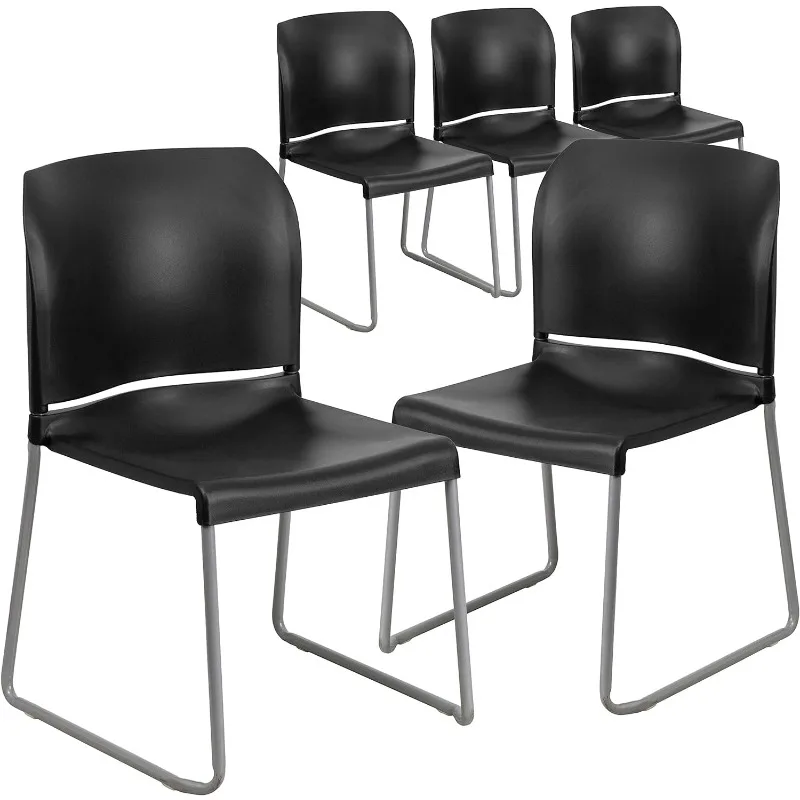 

Hercules Series Contoured Stacking Chairs for Waiting Rooms and Offices, Ergonomic Lobby Chairs with Curved Back
