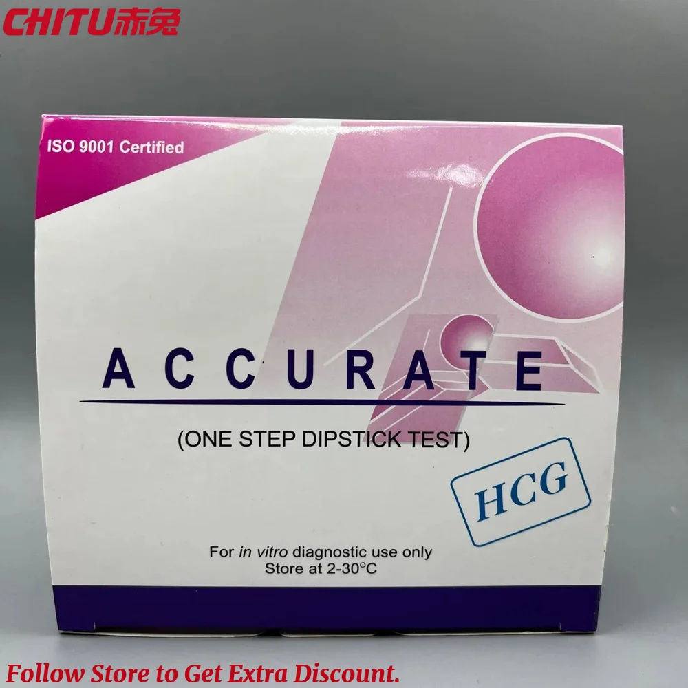 Papier de test d'urine précoce, 20/50/100 pièces, HCG, tests de grossesse, Kits de mesure d'urine po