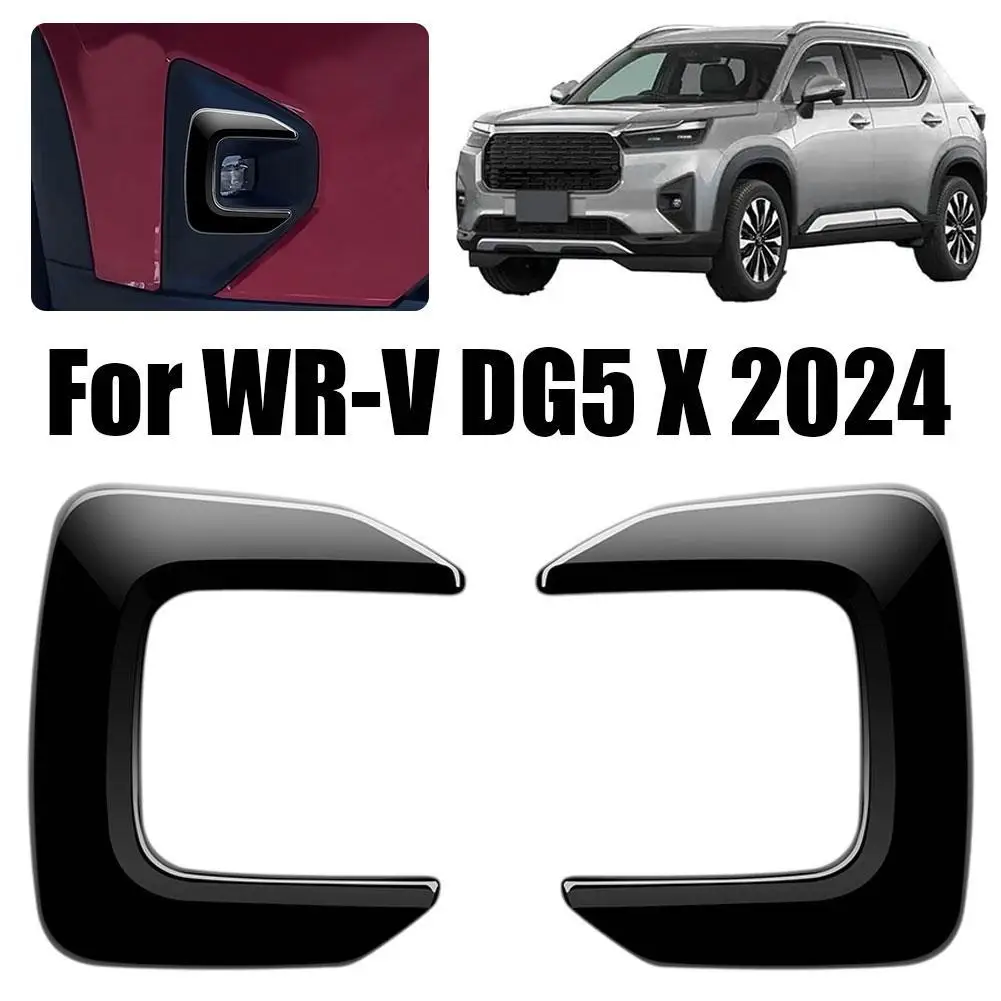 

For Wr-v Wrv 2024 2025 Abs Front Rear Bumper Frame Decoration Foglamp Car Grille Light Fog Cover Trim Access