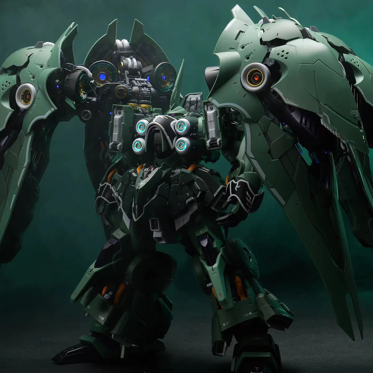 متوفر في المخزون OSIRIS المهيمن الجوي 1/100 تجميع الحركة لعبة مجسمة Mecha NZ-666 Kshatriya LED مجموعة الإضاءة سلسلة أنيمي