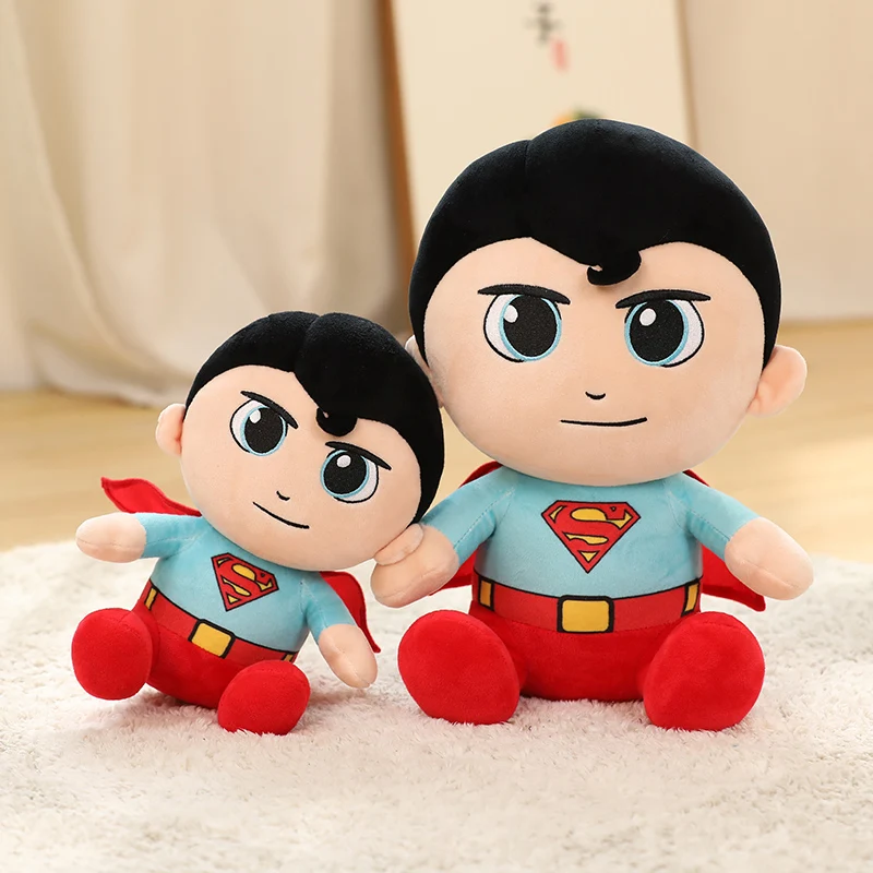 New Marvel Heroes Theme Plush Toy Doll Avengers Alliance Cartoon Plush Toy Spider Man Superman Thor Doll Throw Pill Christmas