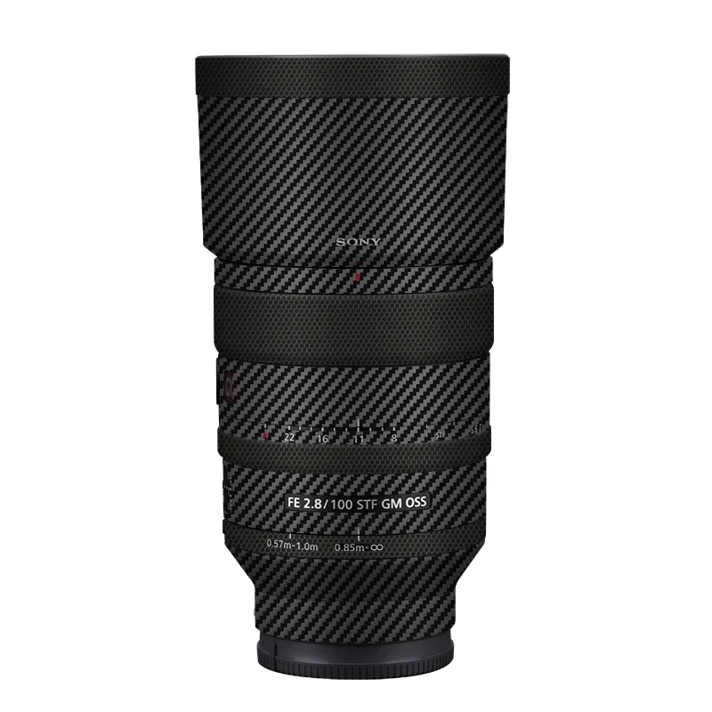 Наклейка на корпус объектива для SONY FE100 F2.8 STF GM OSS, Защитная Наклейка на кожу, виниловая пленка, защитное покрытие от царапин