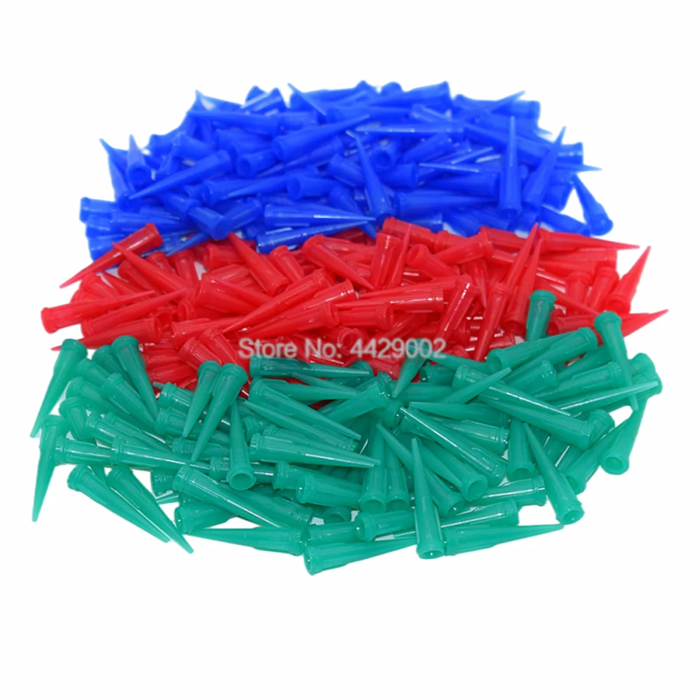 

6000 шт. 18G 22G 25G Конические иглы для дозирования клея, конические иглы-дозаторы, конические тупые наконечники для паяльной пасты