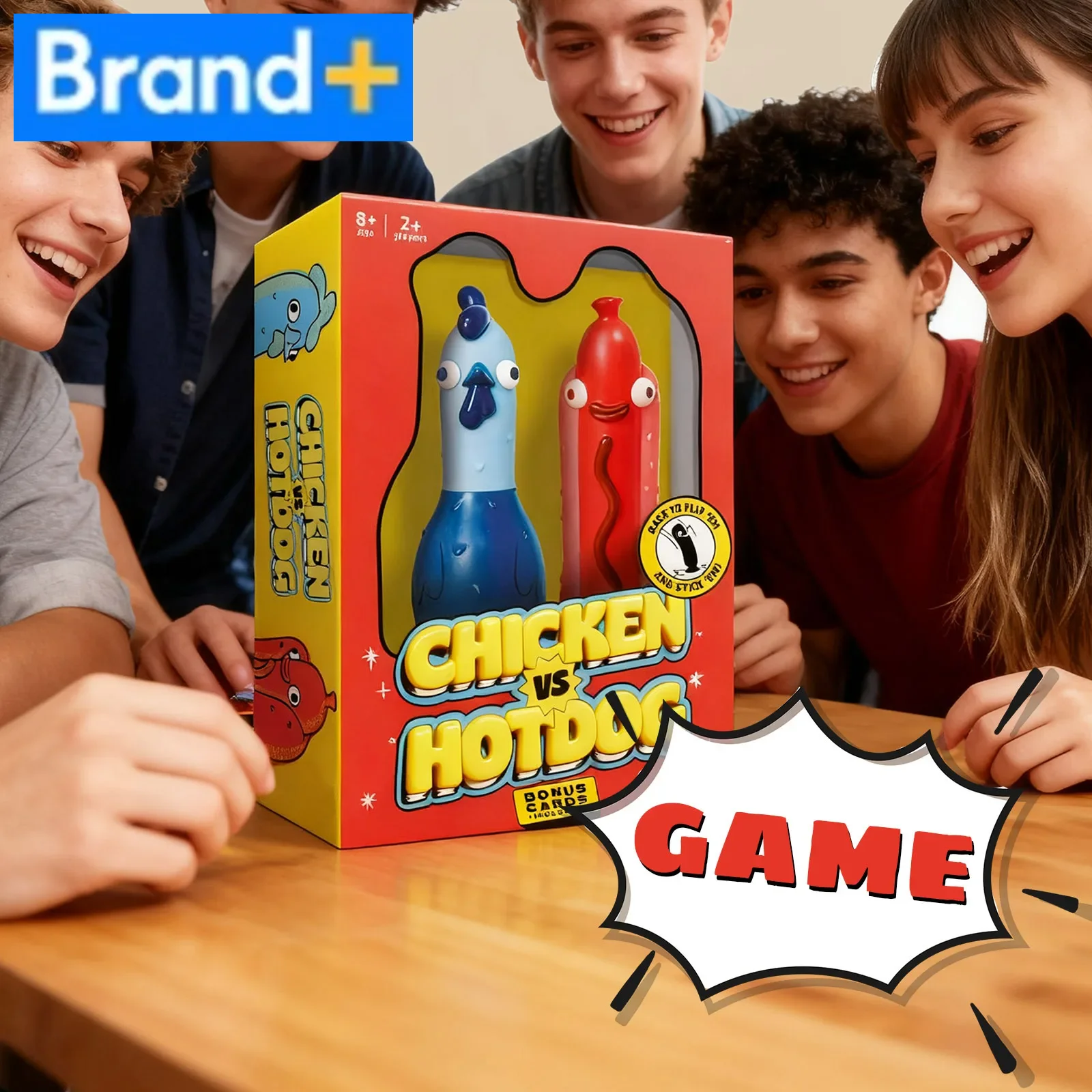 

Chicken vs dog Party Game Set - Fun & Easy to Learn for Adults, Teens & Kids, Includes Bonus Cards for Endless Laughter, Perfect