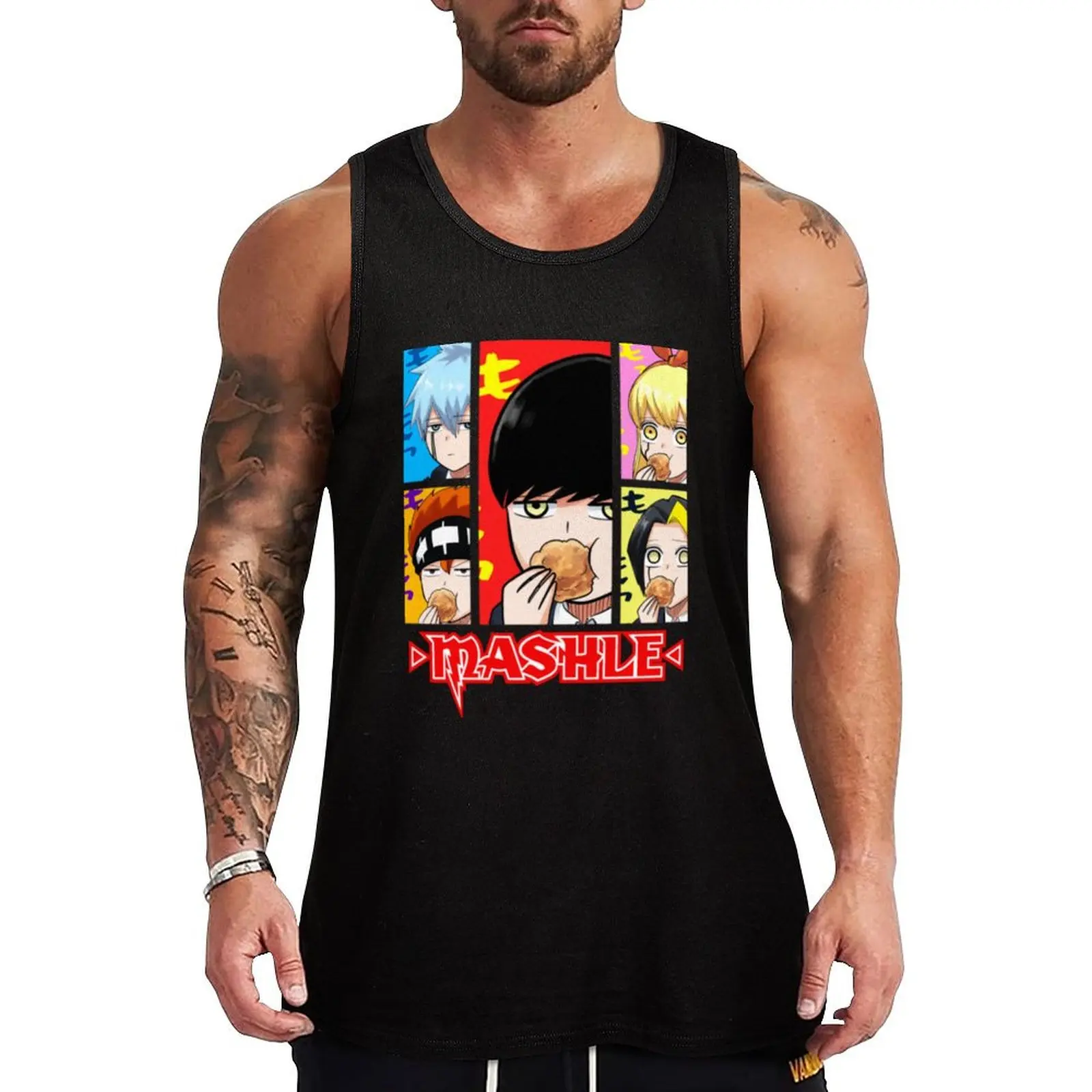 MASHLE Magic and Muscles1 Tank Top Daily Casual Tank Top Relaxed Fit Sleeveless Summer