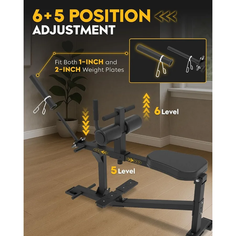 آلة رفع الساق للجلوس في صالة الألعاب الرياضية المنزلية: معدات تمارين الساق الفولاذية القابلة للتعديل باللون الأسود مع زنبرك عالي المقاومة للتأثير #4