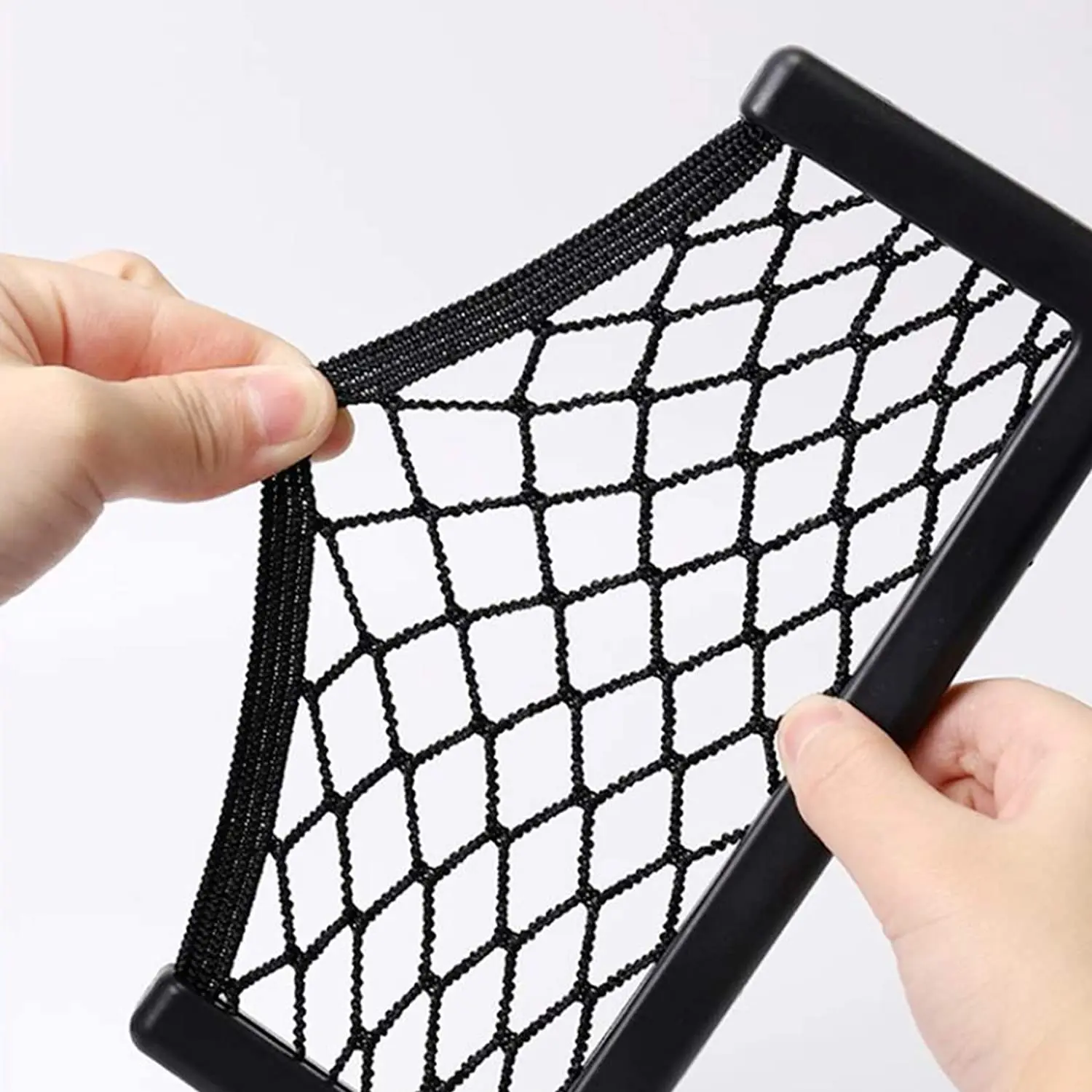 1Pcs Car Organizer Storage Bag Auto Paste Net Pocket Phone Holder Car Accessories 20*8CM 8*15CM Universal car Storage net pocket