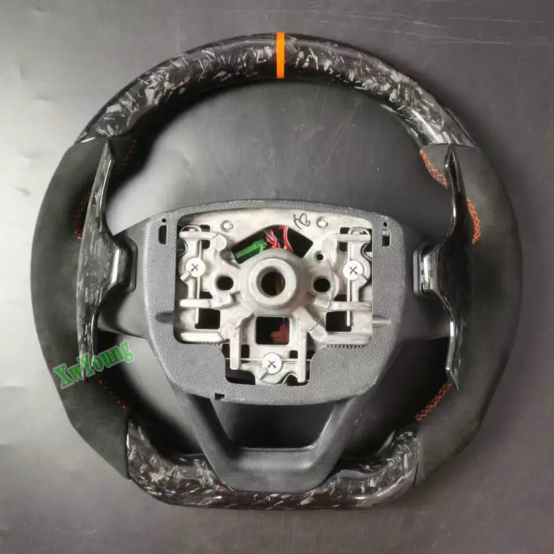 For 2020 2021 2022 Geely Xingyue Tugella Customize 100% Real Carbon Fiber+ Leather Steering Wheel