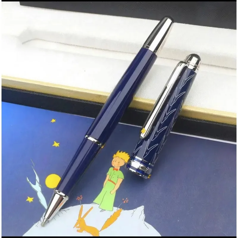 Premium Resin Little Prince Metal RollerBall Pen 0.5MM Black Refill Office Gifts Luxury Office Supplies Ballpoint Pen Stationary