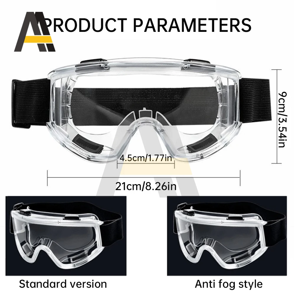 Safety Welding protection Goggle Anti Splash Dust Proof Work Lab Eyewear Eye Protection Industrial Research Safety Glasses Clear