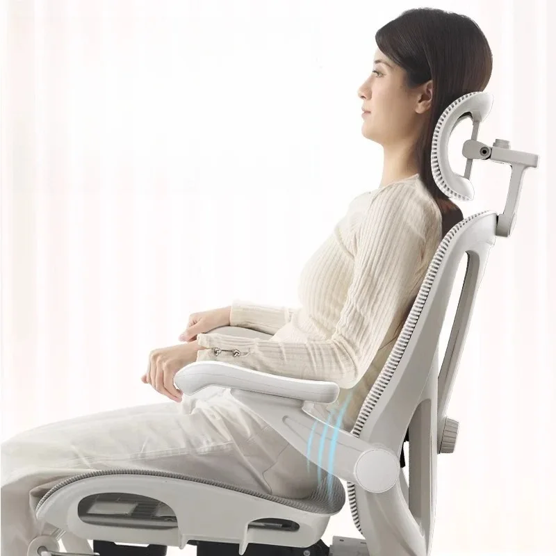 Cadeira ergonômica confortável ajustável cadeira de computador sedentário não cansado encosto de cabeça silla gamer móveis de escritório