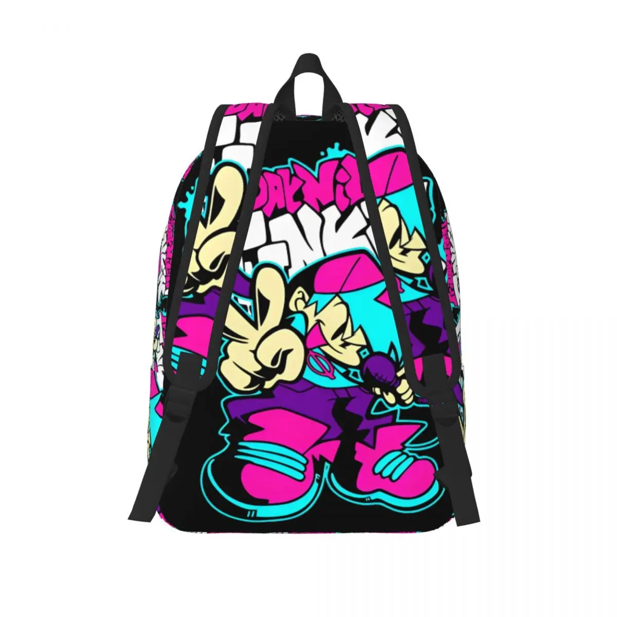 Sexta-feira à noite Funkin Escola Bolsas para Adolescentes Estudante, Jogo Gamer Daypack, Elementary High College Gift