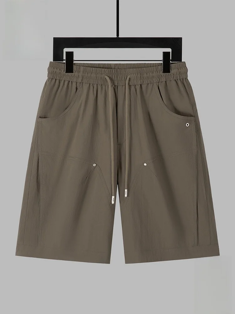 

Мужские повседневные брюки PaulFrank: дышащие, легкие, летние, свободного кроя, длиной до колена, прямые, рабочие брюки