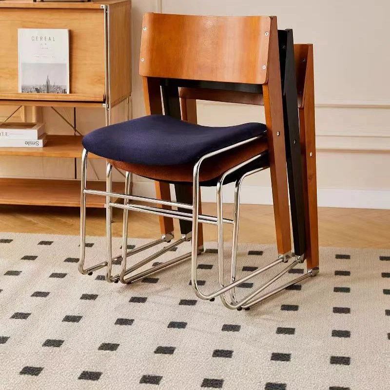 Comfortable Mid‑Century Modern Dining Chair, Luxury Soft Velvet Iron Frame Vintage Accent Side Chair for Home Dining Room Office view 3