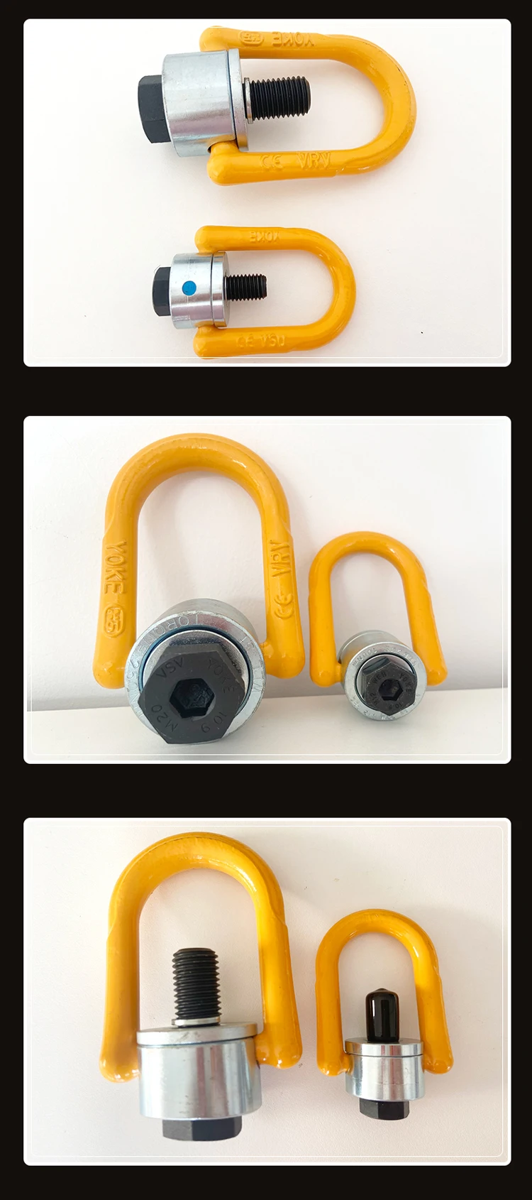 8-231-030 Parafuso de olhal de elevação de âncora/anel de talha giratório forjado