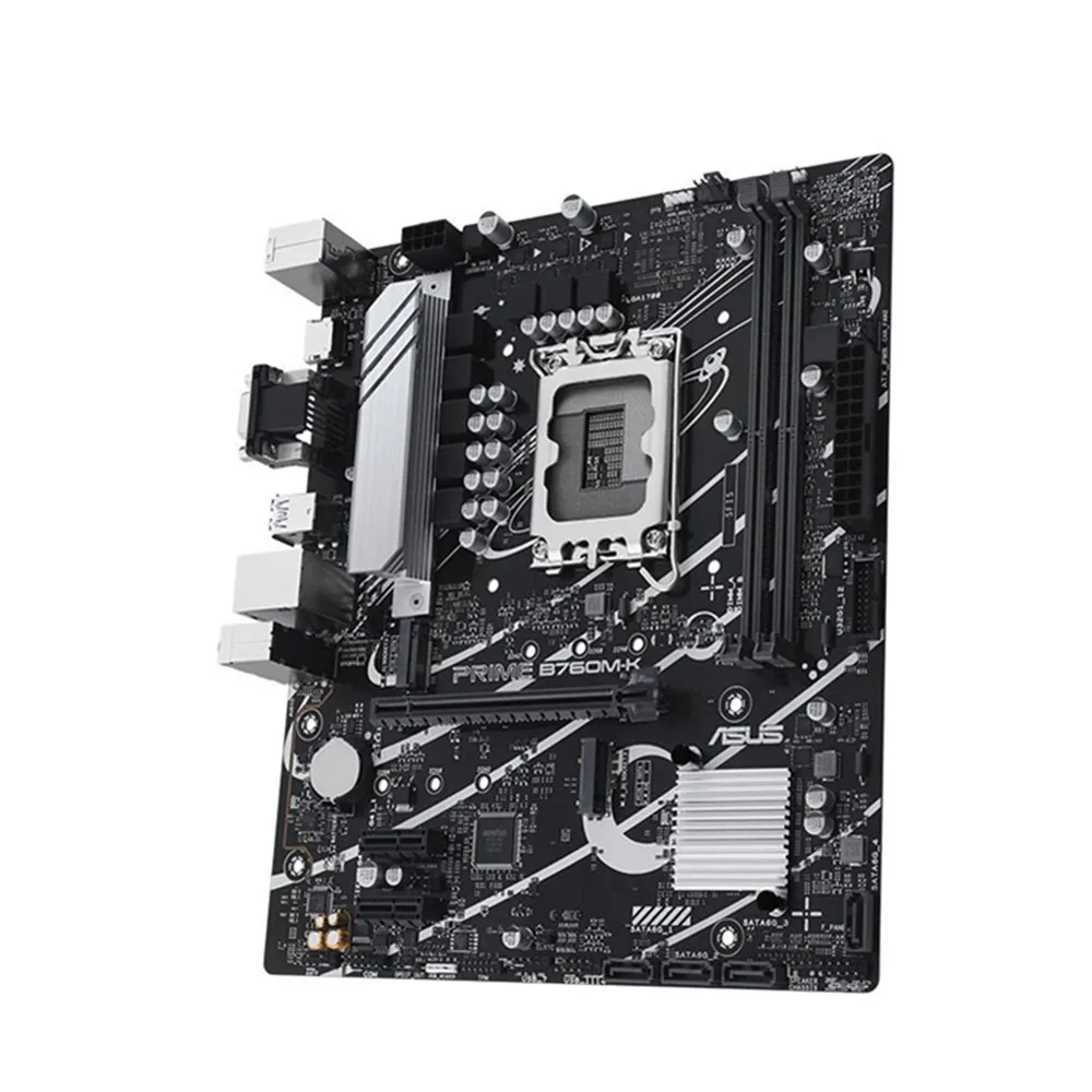 ASUS PRIME B760M-K Motherboard DDR5 Support 12th 13th Gen Intel Core I7 I5 I3 Pentium Celeron LGA 1700 CPU Socket ATX Form Facto