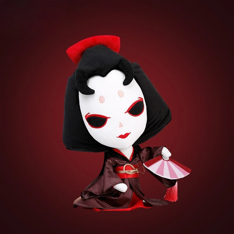 Anime Identity V Geisha Q Version Plush Doll Toy Desk Ornament Display Collectible Gift