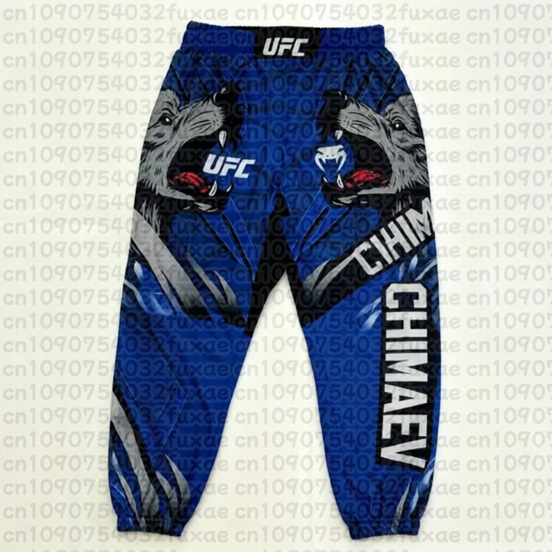 

26 новых боксеров UFC Top Khamzat Chimaev Fighting Night Pants для мужчин и женщин, свободные и дышащие быстросохнущие спортивные брюки MOTO