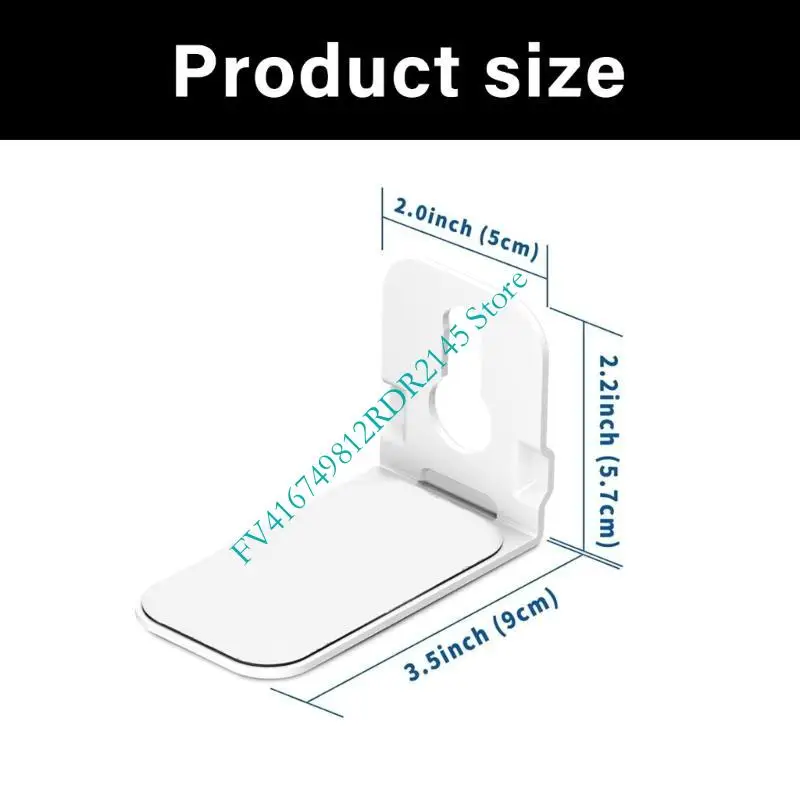 B2EF Universal Soundbar Wall Mount Bracket With Adhesive Patches Vibration Reduction for Enhanceds Sound Claritys