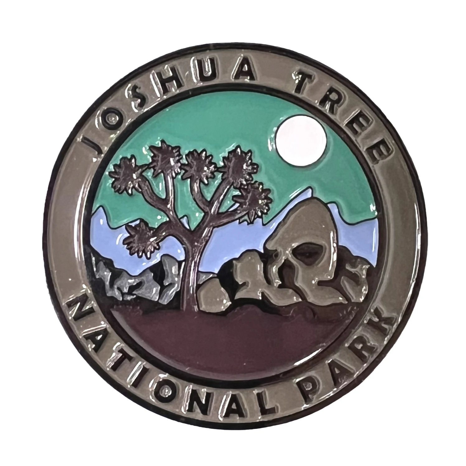 Joshua Tree National Park Collectible Magnet – Enamel Finish, 52mm – Cre8Travel