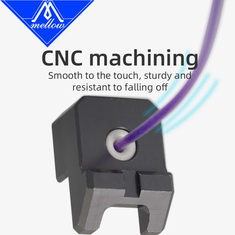 

Upgrade Mellow 2/4pcs EVOBambu CFP AMS Adapter For Bambu Lab AMS Guard Feed Ring Protector DIY 3D Printer X1C P1P P1S