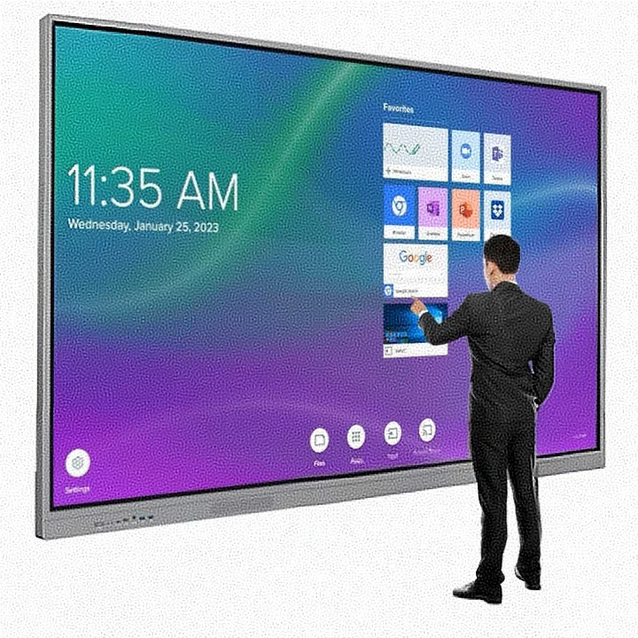 

65 75 100 86 Inch LCD Panel Interactive Display Digital Blackboard Touch Screen Smart Board for Classroom Electric Whiteboard