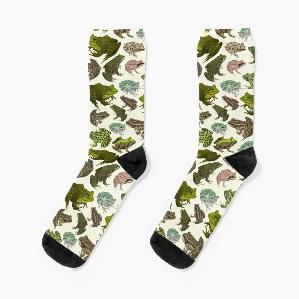 

For the Love of Frogs Socks hockey new year Socks Female Men's