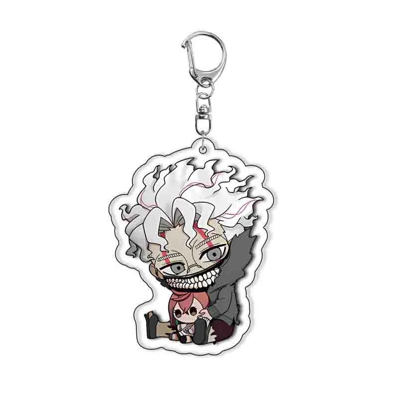 Anime DAN DA DAN Momo Ayase Jiji Ken Takakura Okarun Cosplay Keychain Unisex Acrylic Keyring Key Chain Bag Pendant Accessories