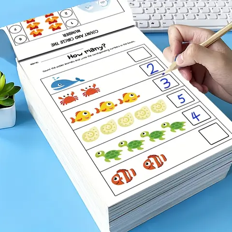 Interactive Preschool Math Workbook: Includes Number Tracing, Addition and Subtraction Practice Pages — Designed for Early Education Activities and Counting Exercises for Children Aged 3 and Above, Suitable for Preschool Classes, Home Schooling or Classroom Teaching This Math Enlightenment Book Uses Vivid Illustrations and High-Quality Printing to Cultivate Number Cognition and Basic Arithmetic Skills, and Aids Young Children in Their Math Learning. Christmas Stocking Small Gift Selection