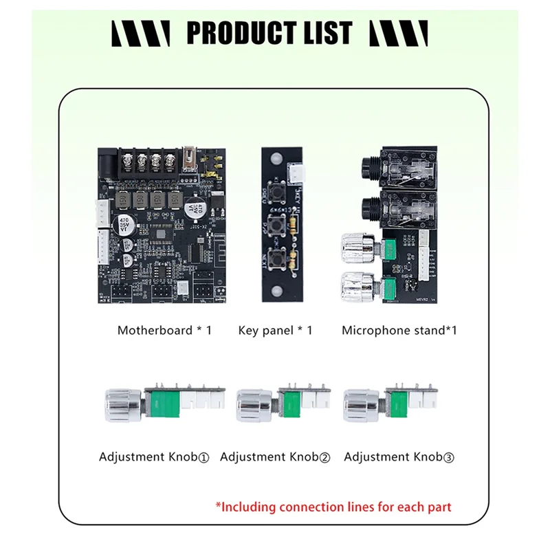【ABUP】Speaker Amplifier Board Leaded Power Amplifier Board Leaded Integrated Bluetooth 5.4 Power Stereo Amplifier Board TPA3116D