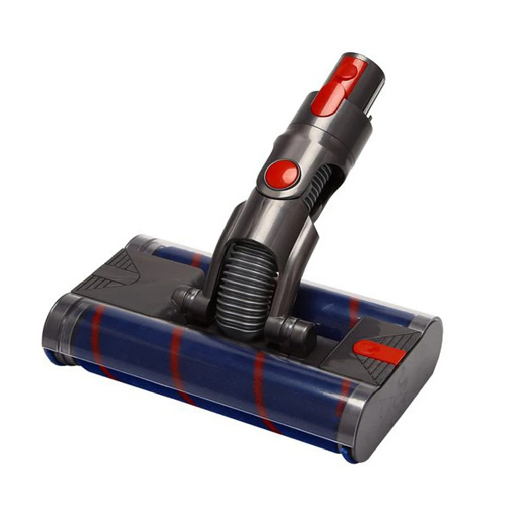 Soft Double Roller Brush Fluffy Floor Head for Dyson V7 V8 V10 V11 Vacuum Cleaners Parts Rotatable_A66K