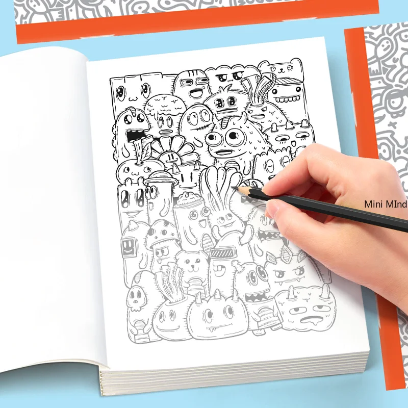 A Fun Adult Sketchbook with 22 Unique and Interesting Patterns, High-definition Paper, Artistic Creation, 22 Pages, Suit As Gift