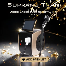 Professionale Soprano Diodo Ghiaccio Titanio Laser Macchina per la depilazione del corpo 808nm Dispositivo alessandrite 3 Onde Permanente CE Donna