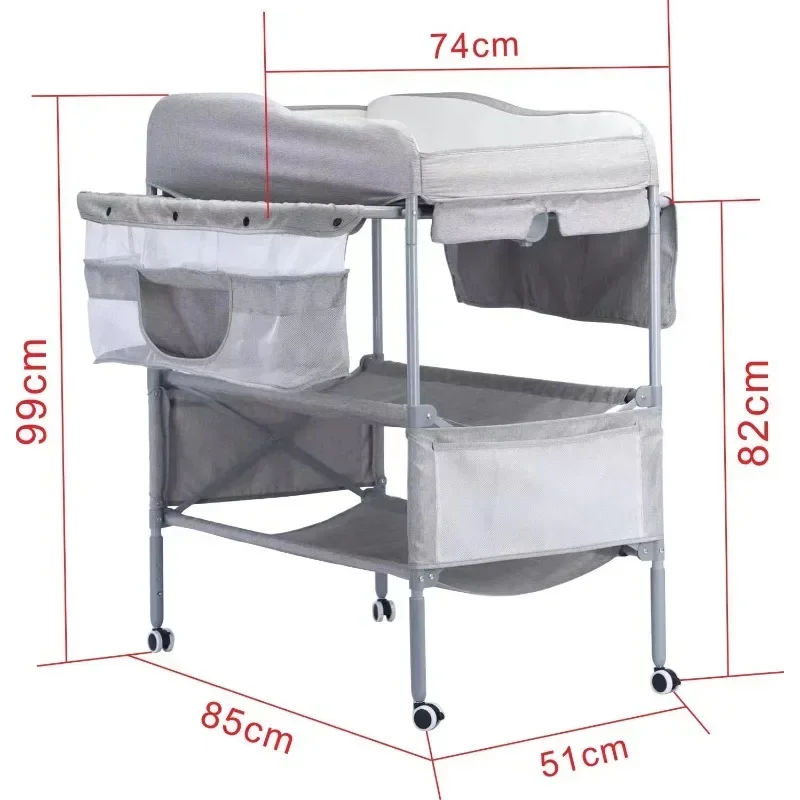 Baby Diaper Table Portable Multifunctional Foldable Baby Touching Table for Changing Diapers