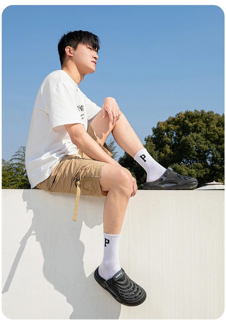 Unisex Sommer EVA Clogs – Rutschfeste Dicksohlen-Hausschuhe für Drinnen/Draußen, Geruchsneutrale Gepolsterte Pantoffeln für Männer und Frauen – Detail 12