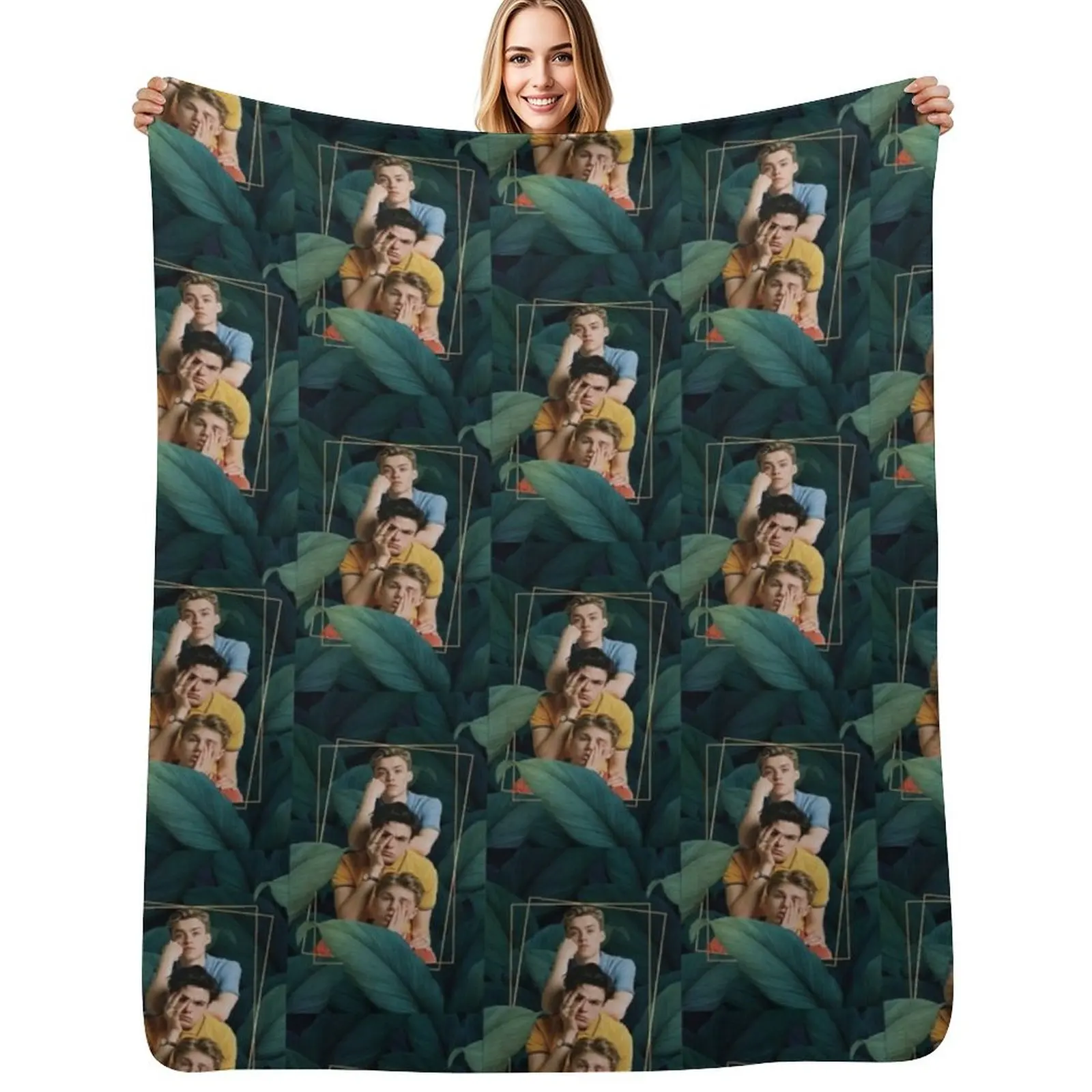 New Hope Club Throw Blanket Hairy Luxury Throw Summer Thin Multi-Purpose Cute Blankets