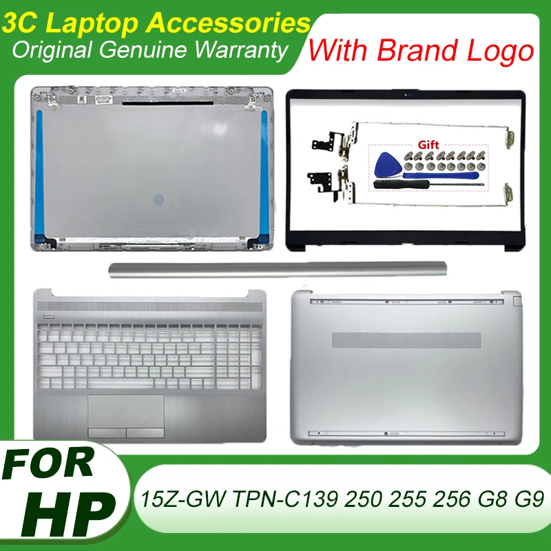 For HP 15Z-GW TPN-C139 250 255 256 G8 G9 Rear Lid TOP Case Laptop LCD Back Cover/ Bezel Cover/Palmrest COVER/Bottom Case/hinges