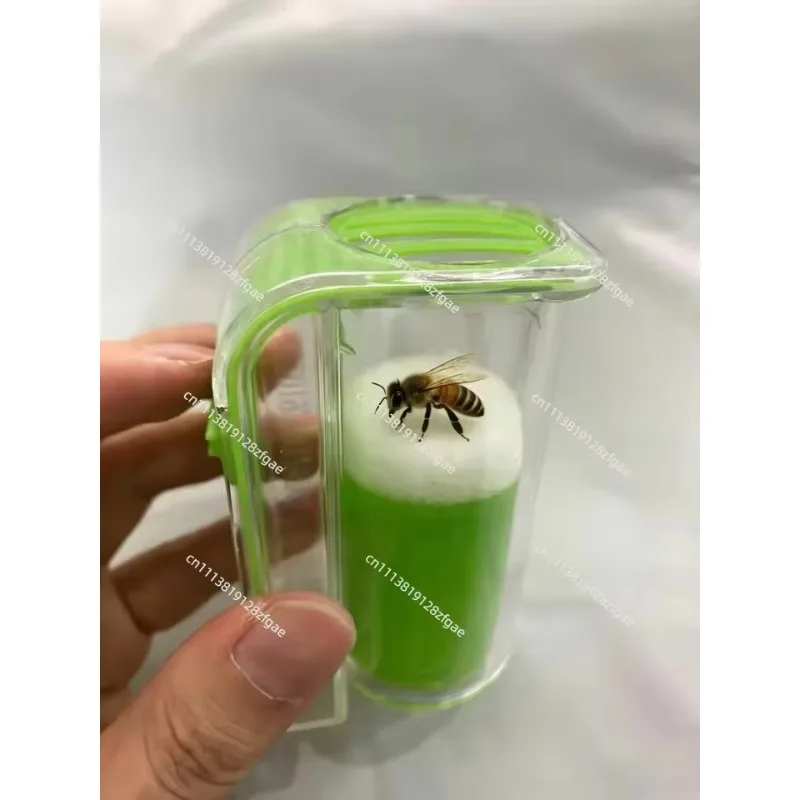 Queen Bee Marking Tube Cage - Beekeeping Queen Catcher Introducer Tool Green Marking Cage for Honey Bee Colony Management