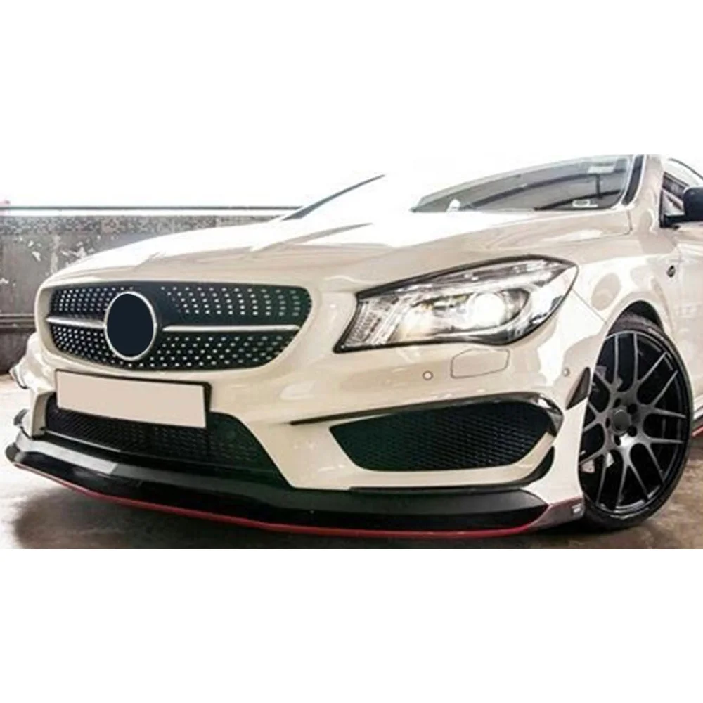 For Mercedes Benz CLA Class W117 C117 CLA200 CLA220 2017 2018 Carbon Fiber Front Fog Lamp Cover Trim Frame Body Kits