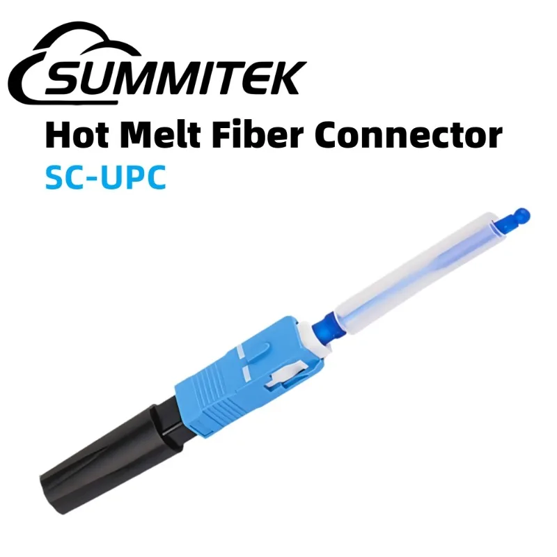 

Summitek SC UPC Hot Melt Connector 100PCS Hot Melt Joint Weld Joints FTTH Fiber Optic Connector Fusion Splicer Fiber